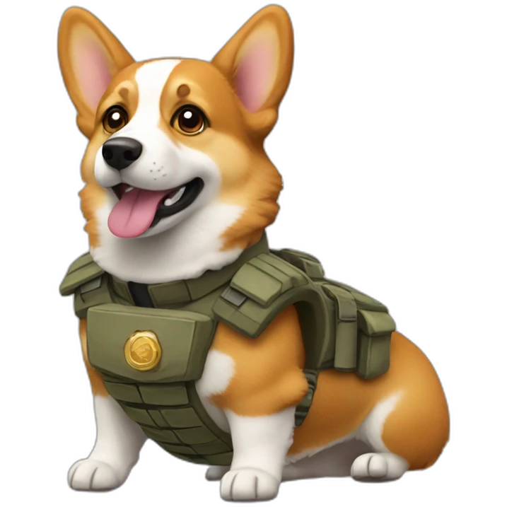 Corgi Commander emoji