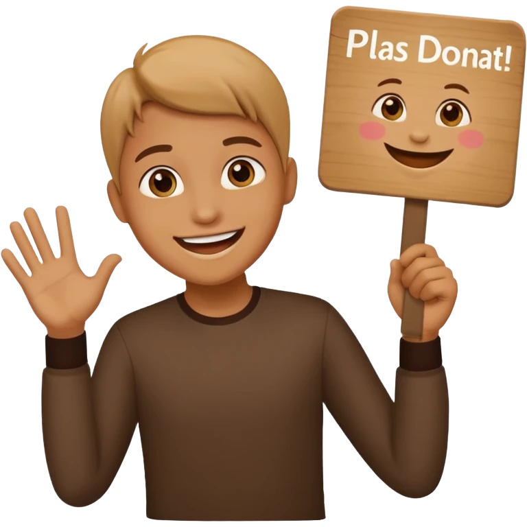 I wanna create a emoji on Roblox pls donate I need that goal to complete  emoji