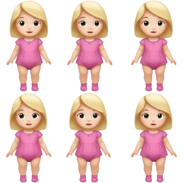 Baby Girl, Different Poses, different outfit, single Baby Girl only. emoji