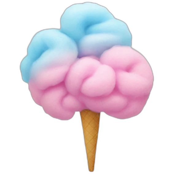 Cotton candy emoji