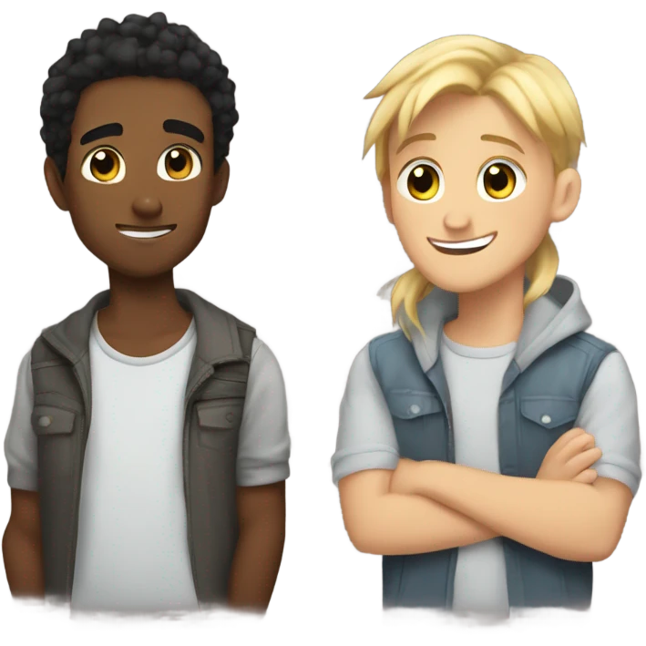 Poly dash Jevin and Gray emoji