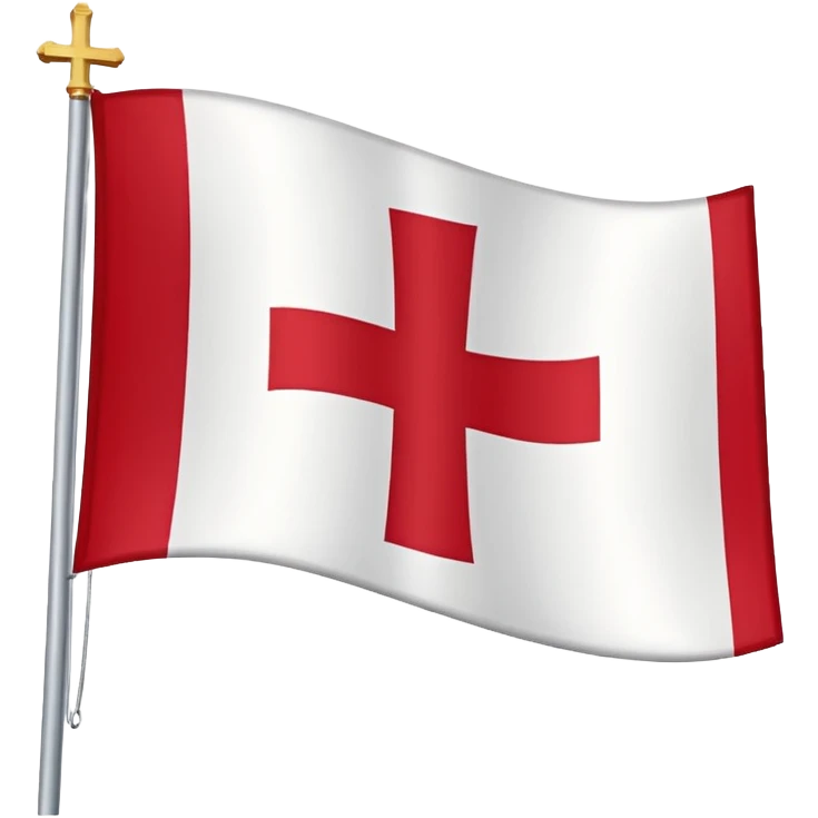 la bandera de la cruz de borgoña emoji