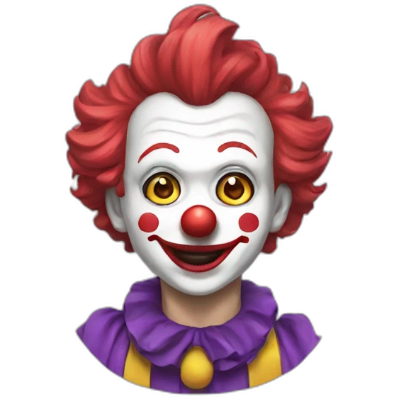anime clown emoji