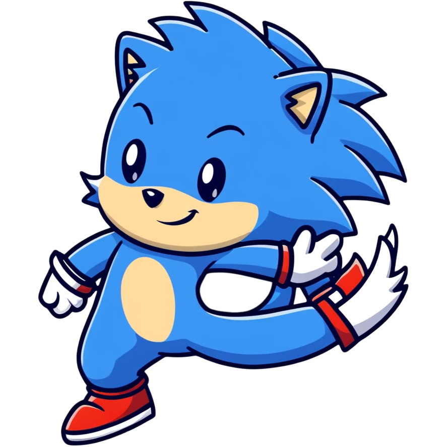 Sonic the blue hedgehog and Silver the white/silver hedgehog holding hands together as friends emoji