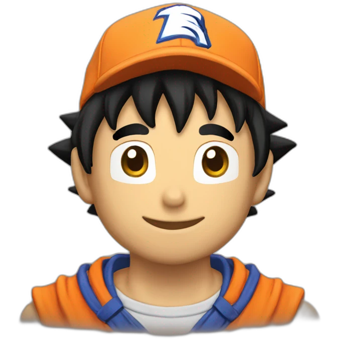 goku con gorra emoji