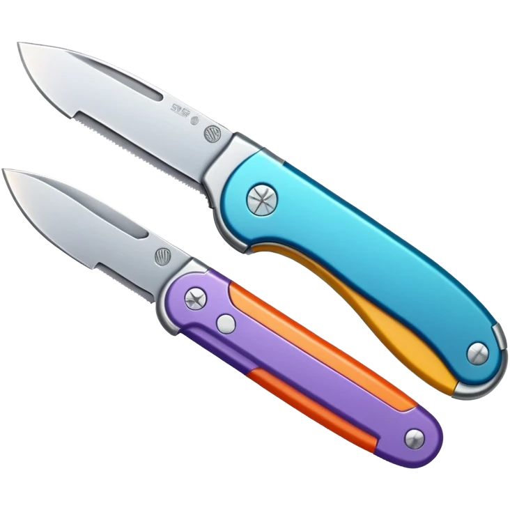 colorful pocket knife emoji
