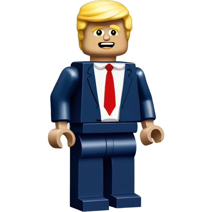 DONALD TRUMP lego full body emoji