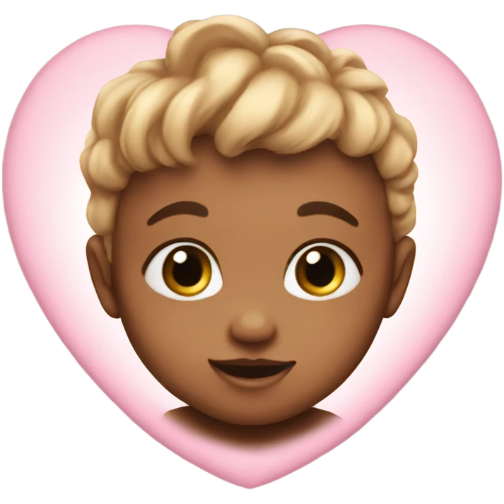 baby pink heart  emoji