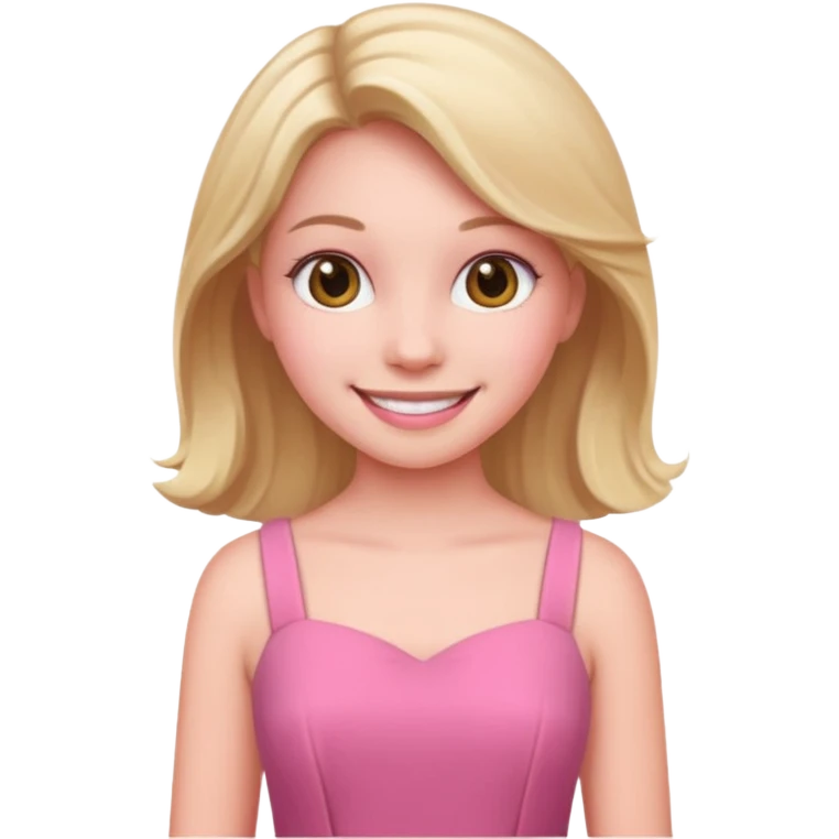 pink dress girl emoji