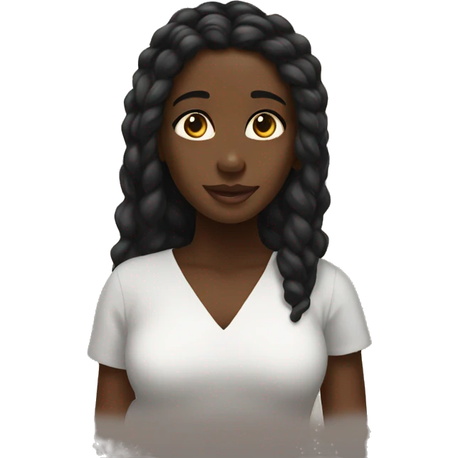 Black girls loving God emoji