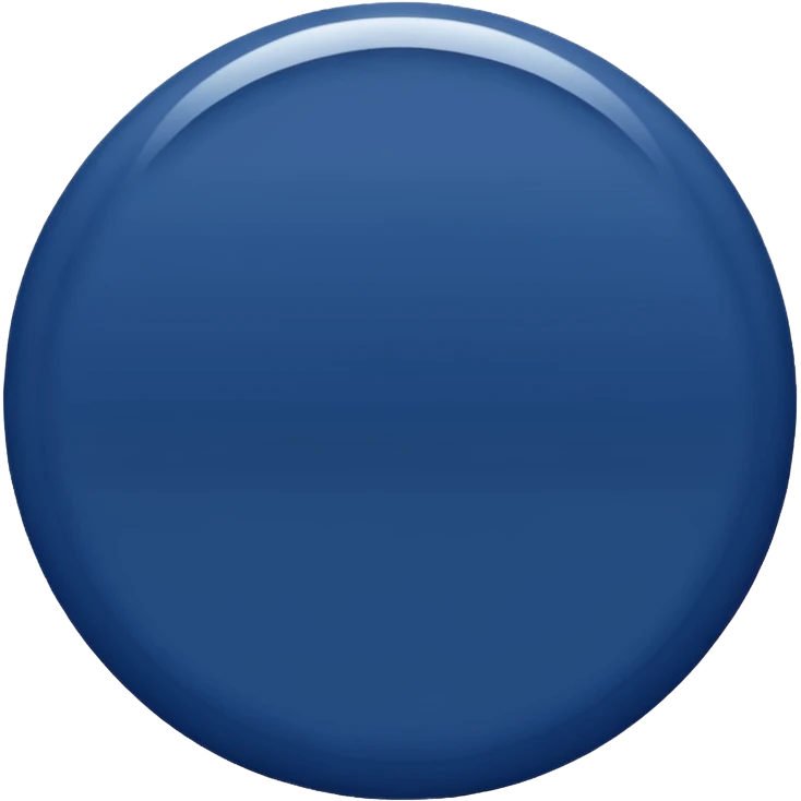 navy blue circle emoji, i want to use it for a message emoji