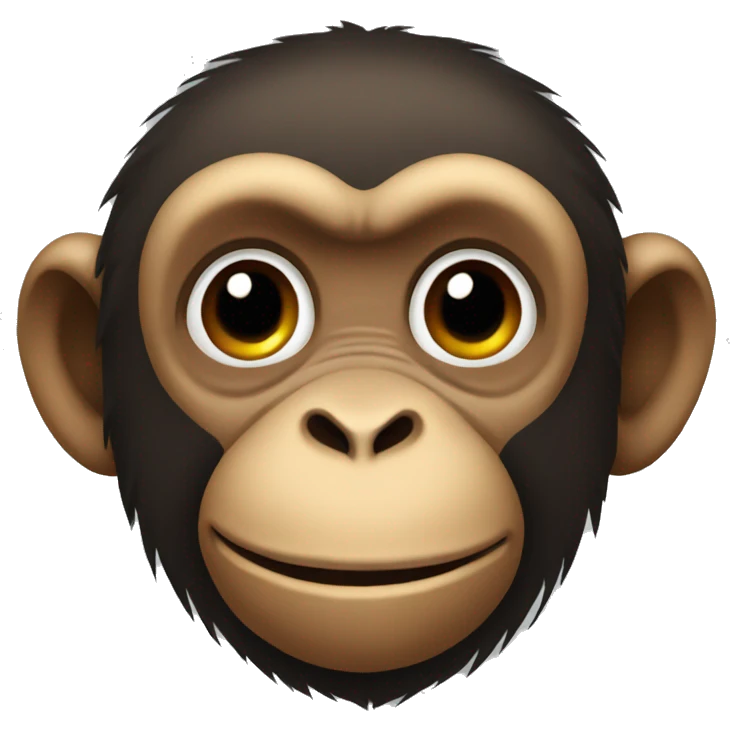 Monkey with thick lips emoji