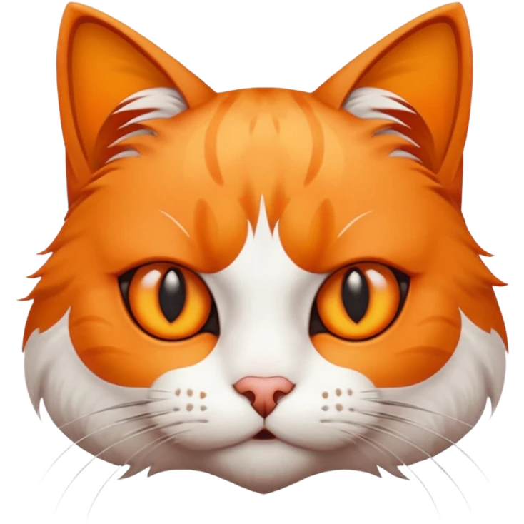 cat with a killer face  emoji