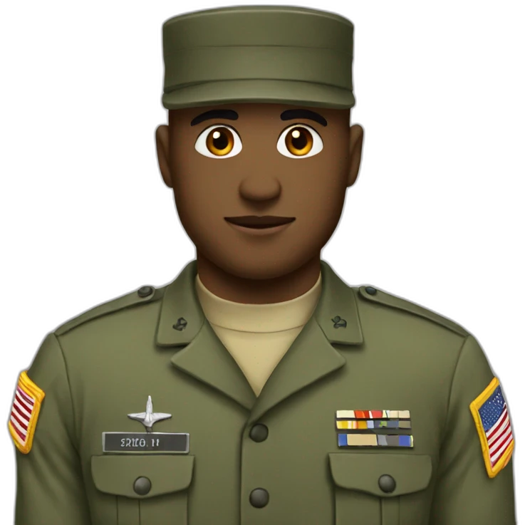 military emoji