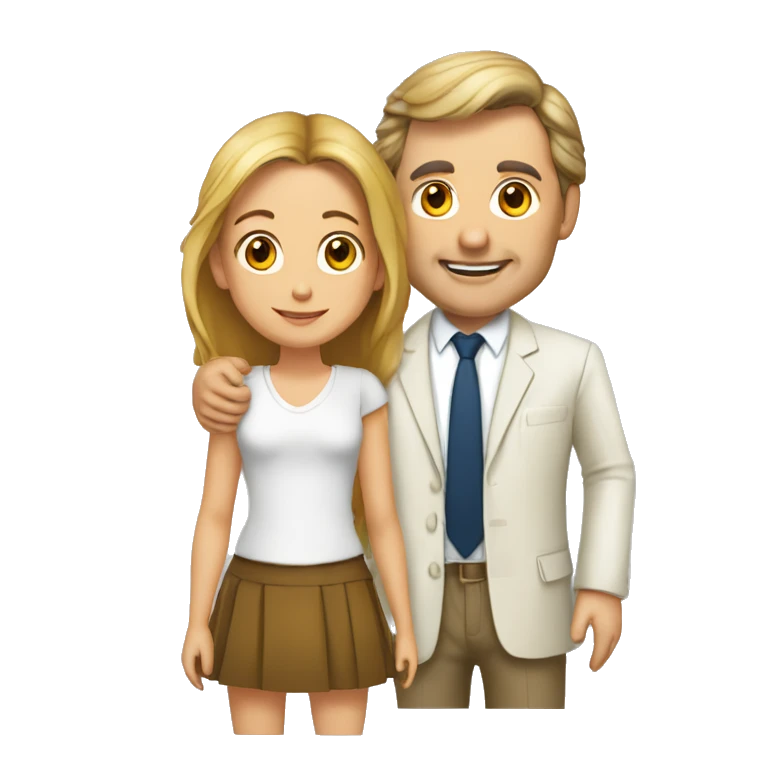 gérard depardieux avec une fille emoji