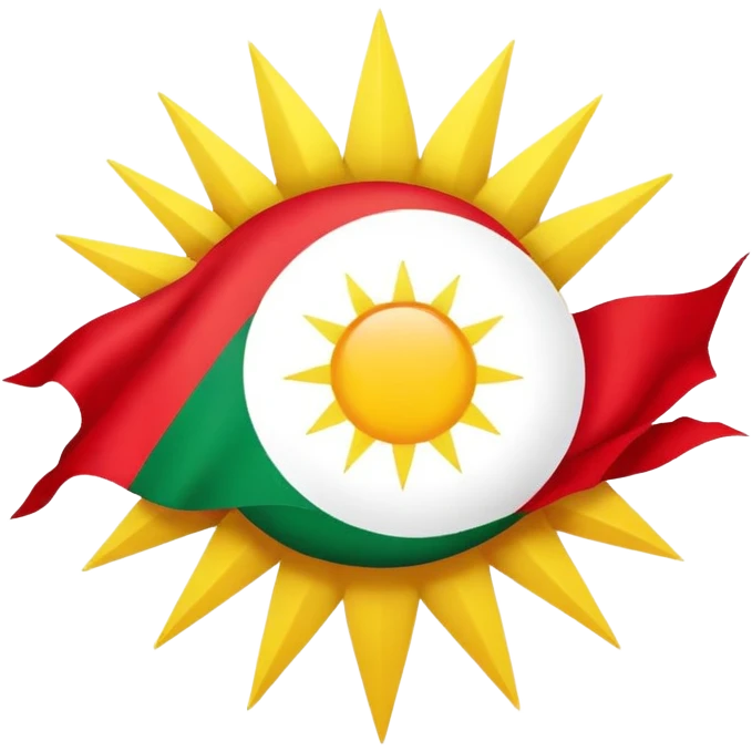 Kurdistanflagge emoji