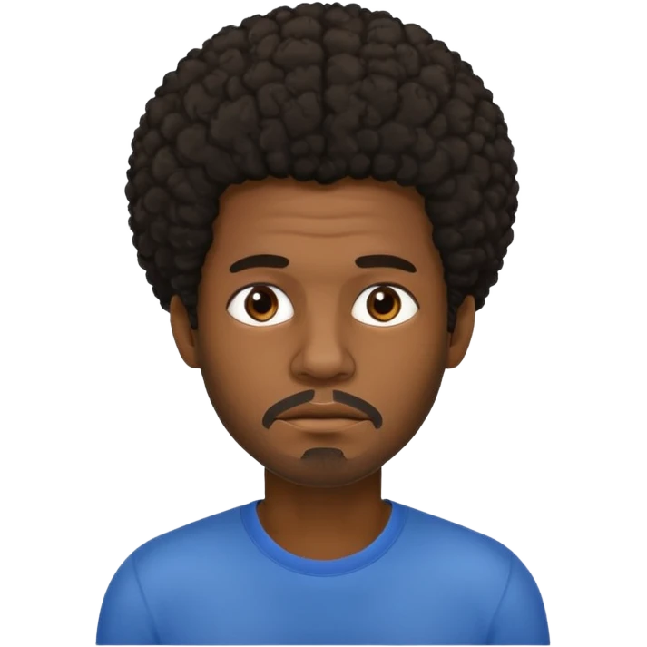 hombre afroamericano cansado   emoji