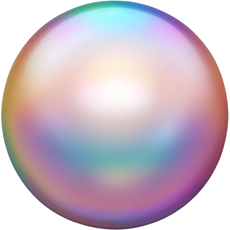 Perla de mar redonda emoji