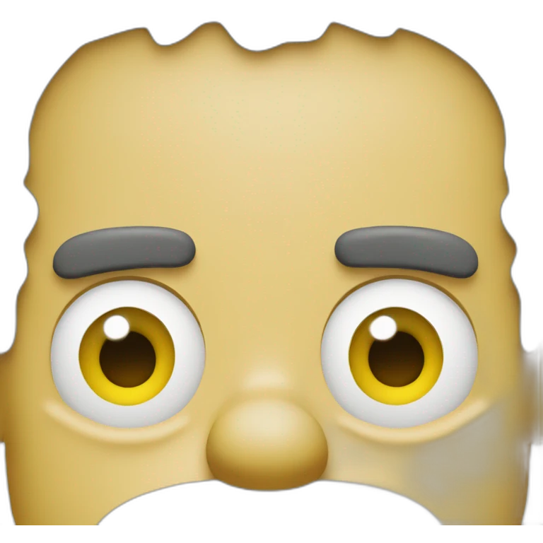 Bart simpson face emoji