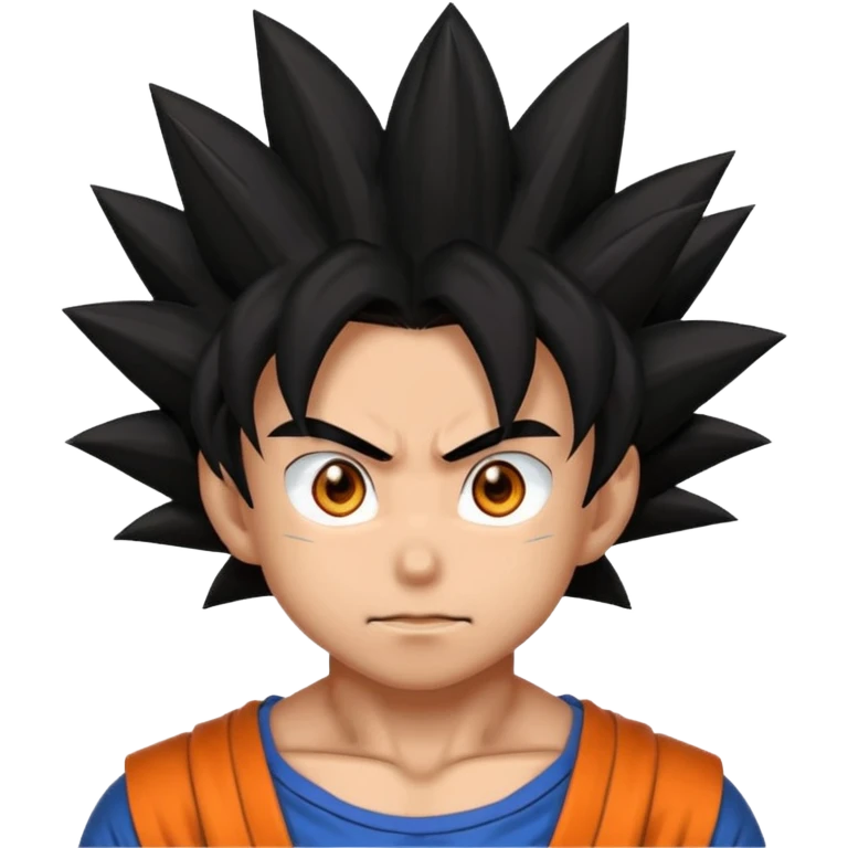 Goku MUI with glowy eyes emoji