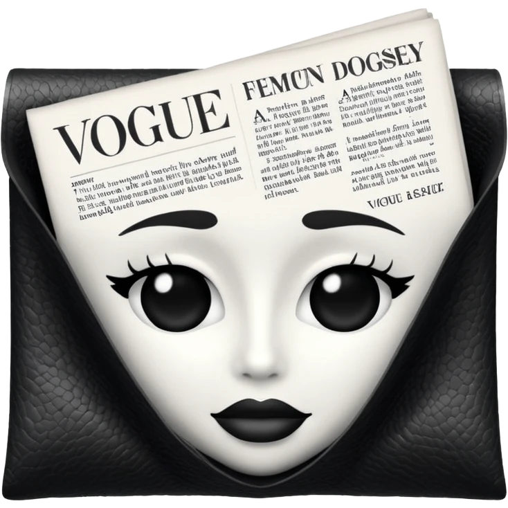 vogue newspaper emoji