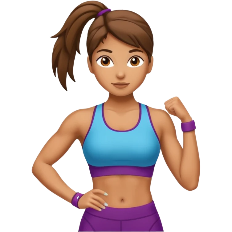 Fitness girl  emoji