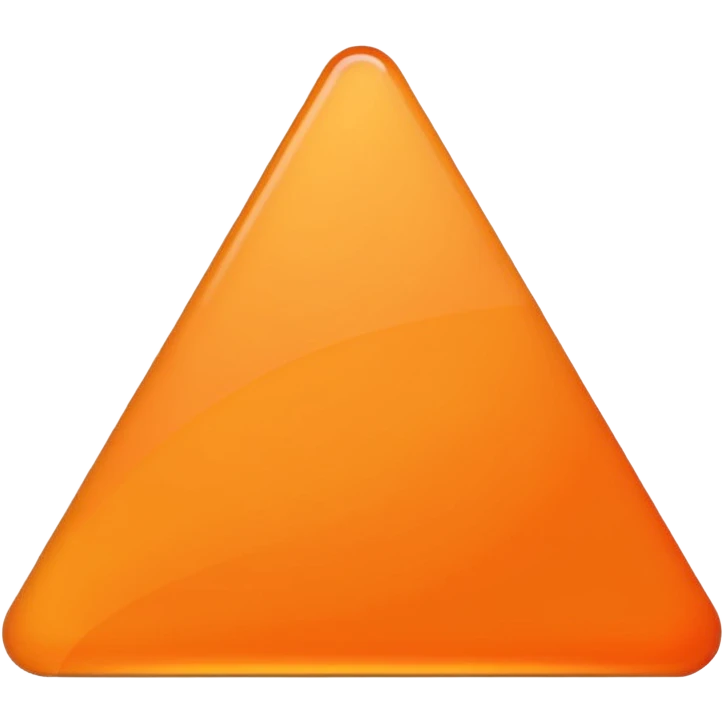 Orange triangle emoji