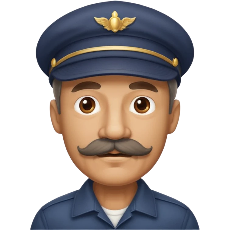 viejo bigote gorra emoji