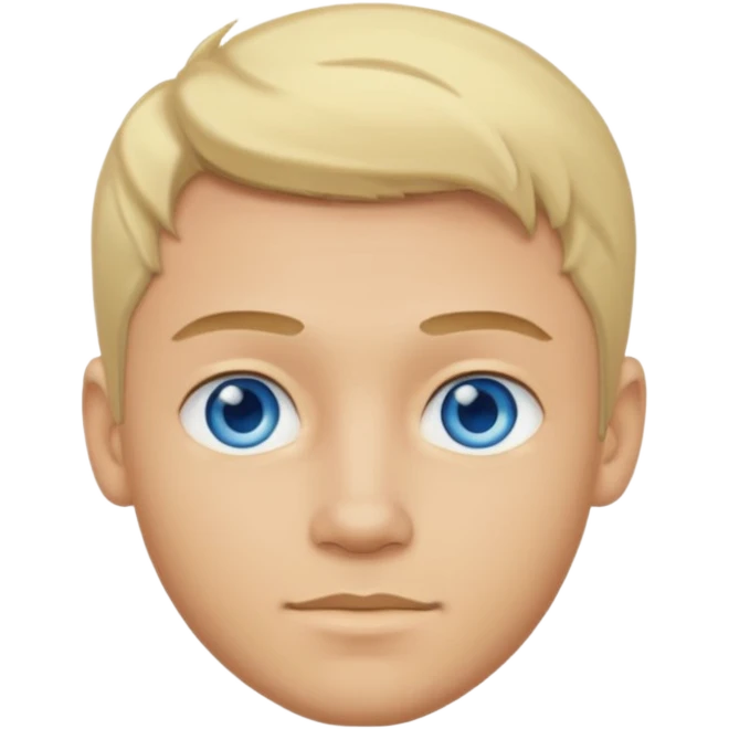 light skin blonde hair man emoji