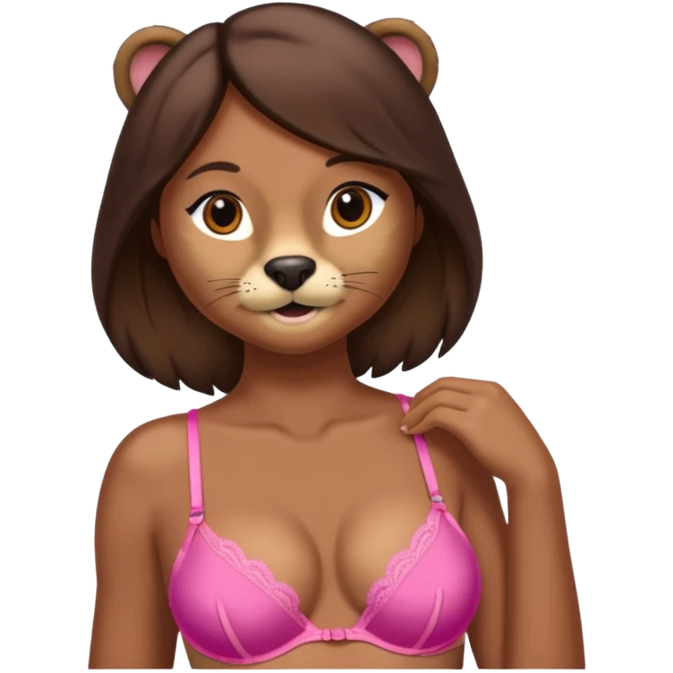 Victoria secret otter model emoji