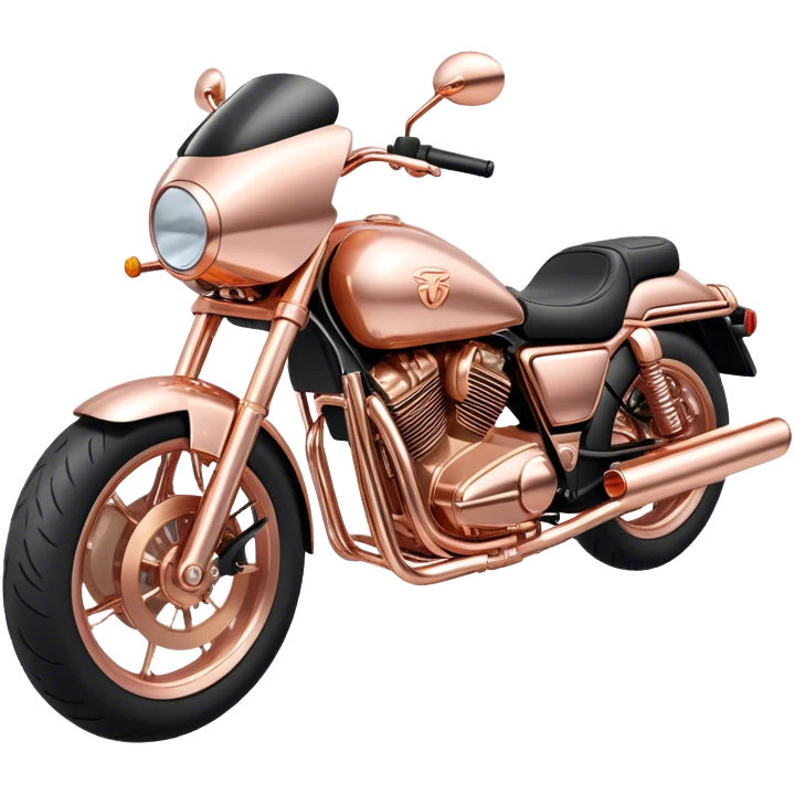 rose gold motocycle emoji