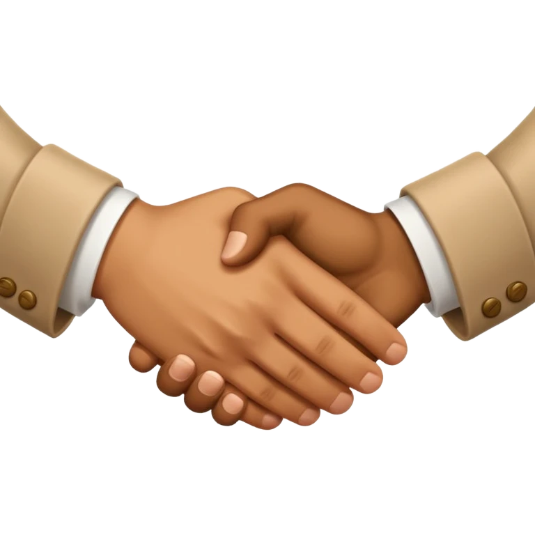 handshake, only hands emoji