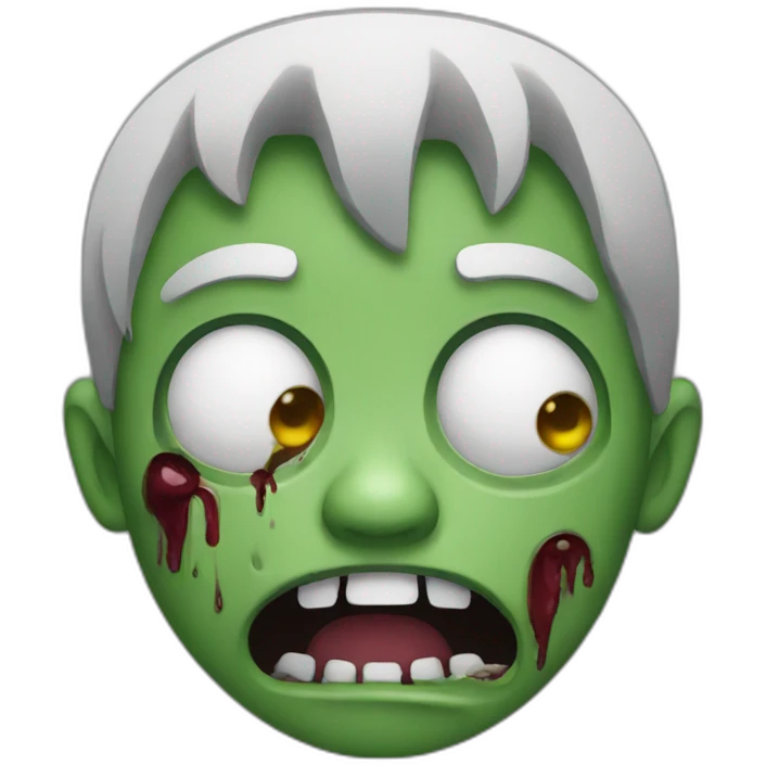 crying zombie emoji
