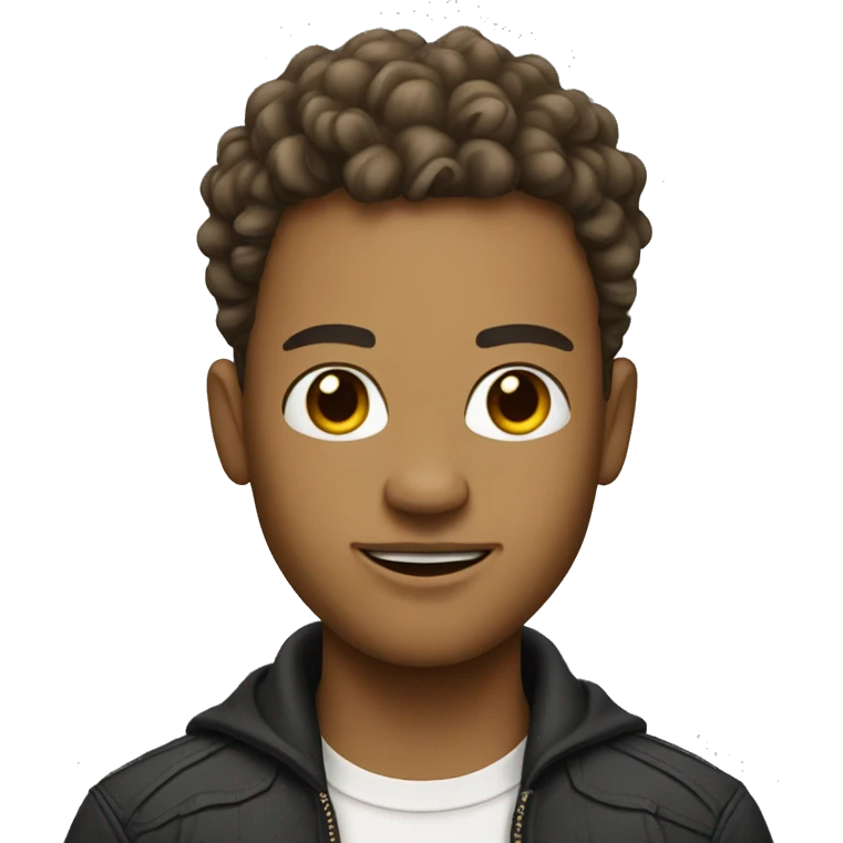 cool dude with style light skin emoji