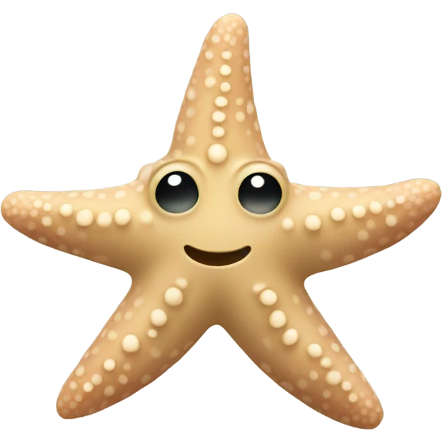 Beige starfish emoji