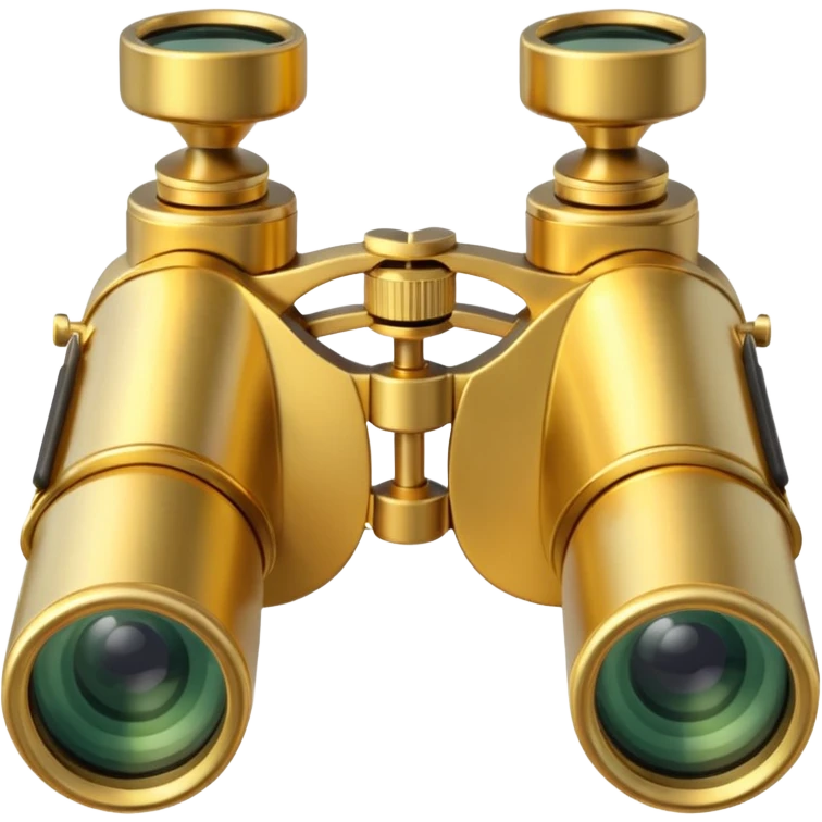  gold binoculars with large lenses emoji
