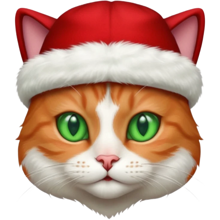 Cat with red hat emoji
