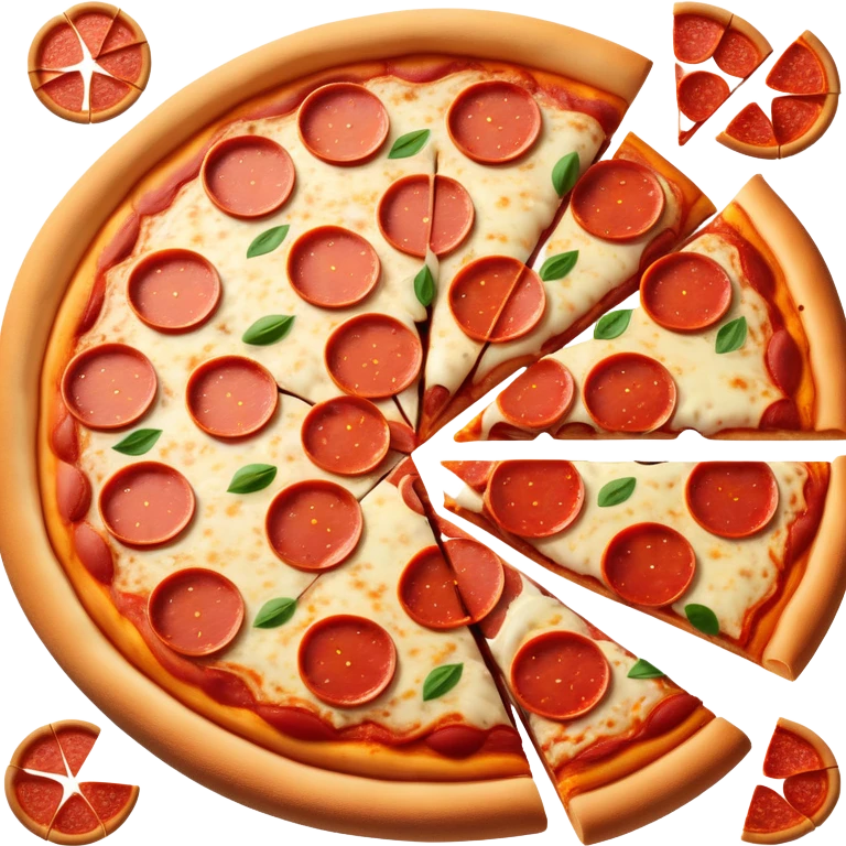 Delicious pizza emoji