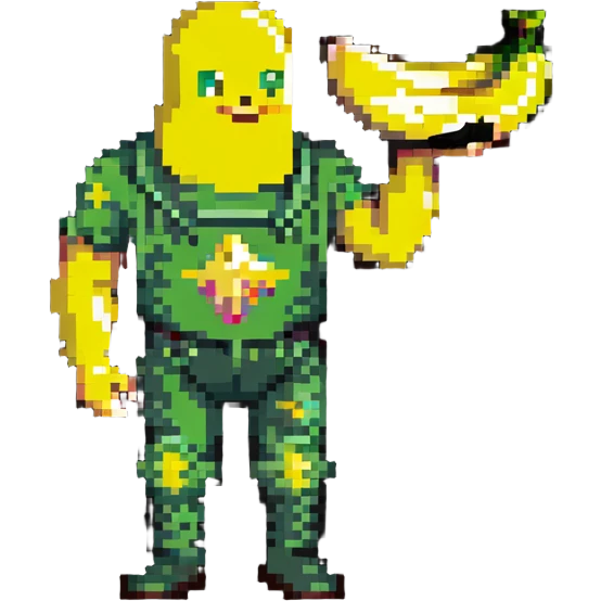 man holding a banana emoji
