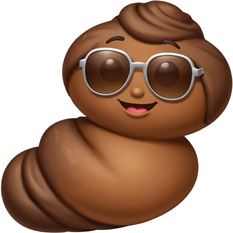 A Poop with Sunglasses  emoji