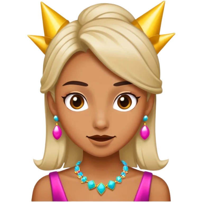 Wedding crasher character sneaking into a wedding, party outfit, mischievous expression emoji