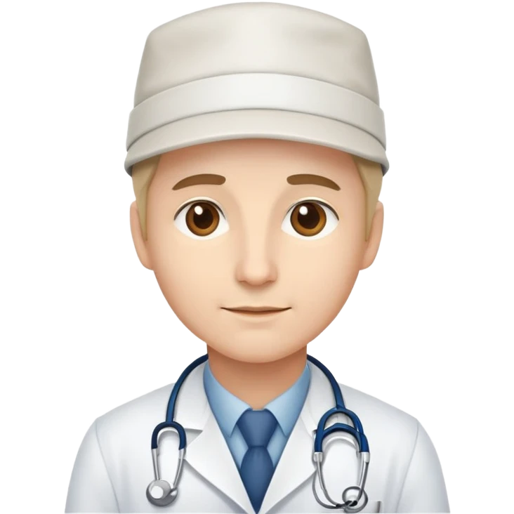 Doctor wearing hat emoji