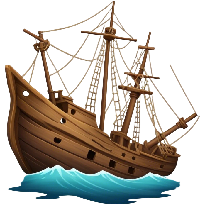 Ship vreck emoji