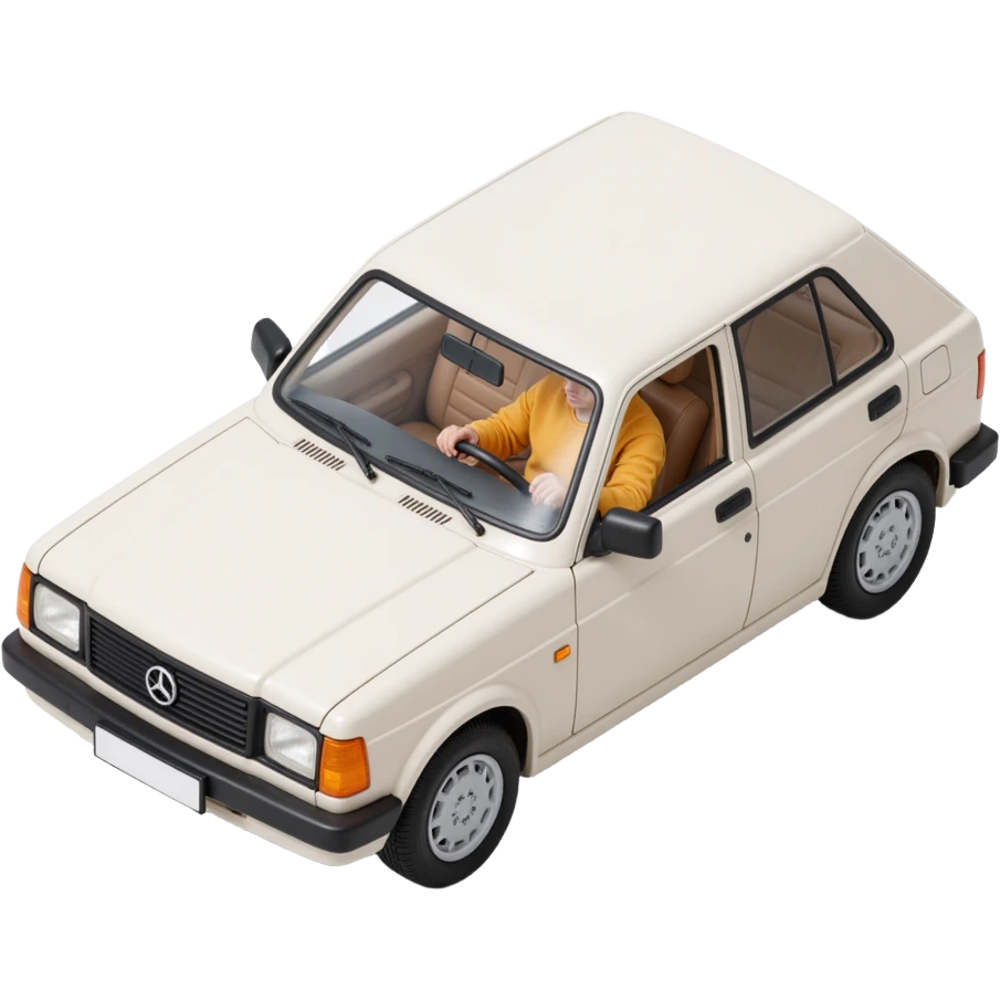 person driving a car emoji