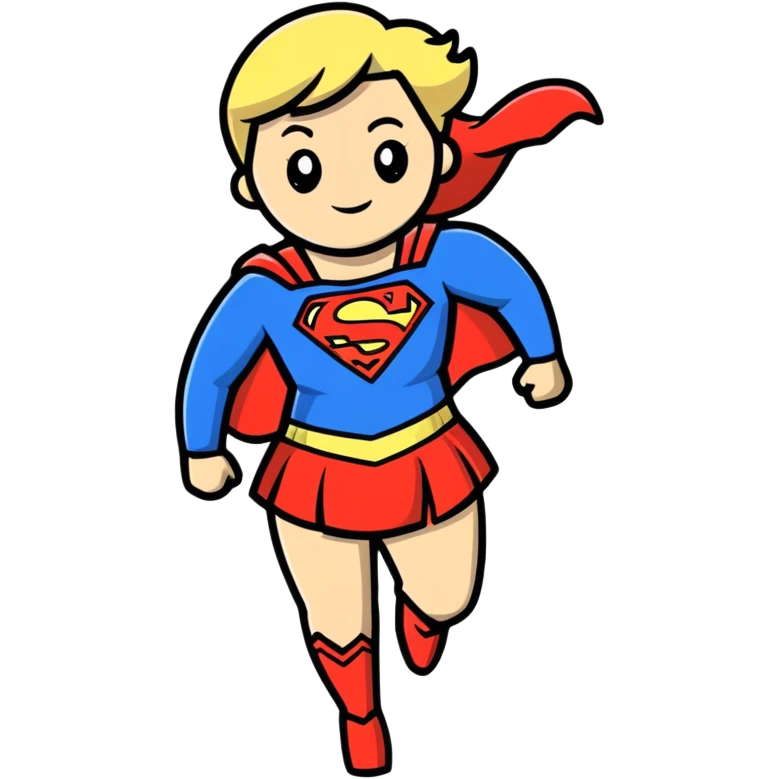 Supergirl from DC comics emoji