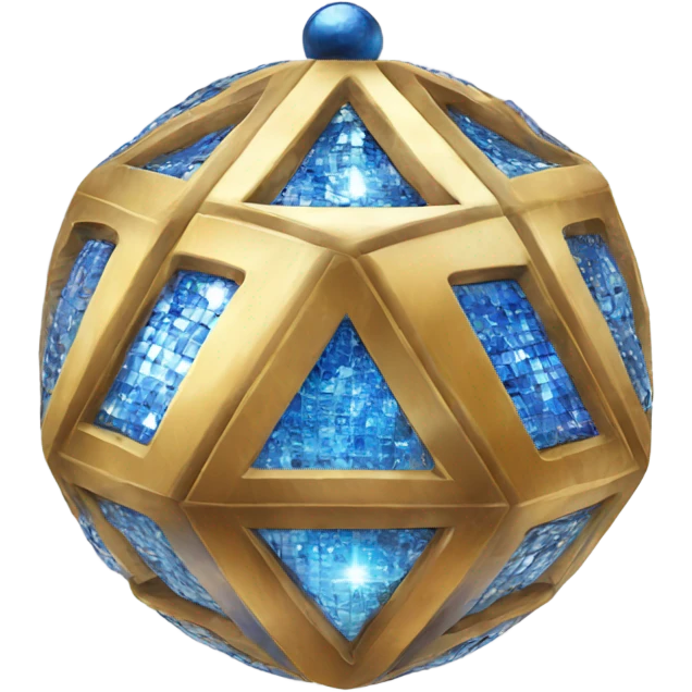 Dreidel disco ball emoji