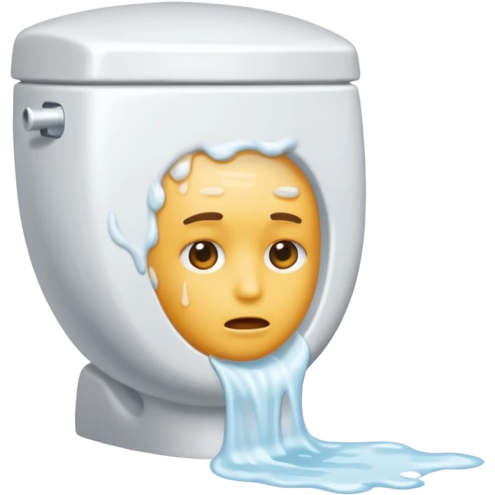 Head in toilet emoji