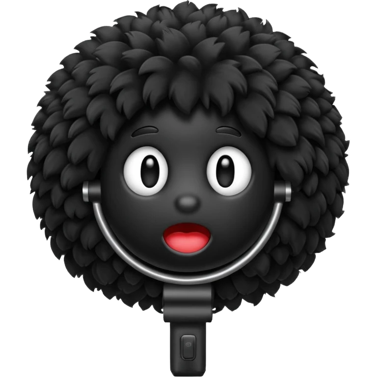 boom fluffly microphone emoji