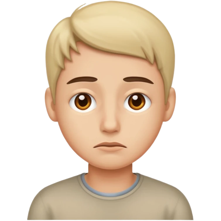 Emoji of a boring person emoji