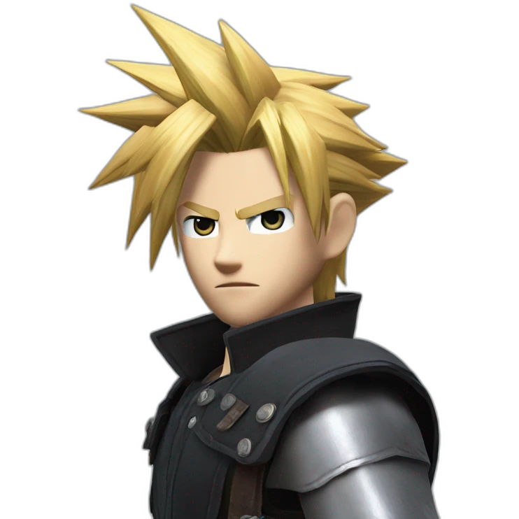 Final fantasy 7 remake cloud strife emoji